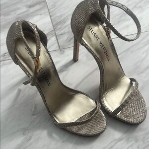 Stuart Weitzman Silver Women's Shoes size 7